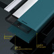 For Samsung Galaxy S24+ 5G Side Electroplated Adsorption Leather Phone Case(Sapphire Blue)