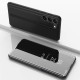 For Samsung Galaxy S24+ 5G Plated Mirror Horizontal Flip Leather Phone Case with Holder(Black)