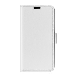 For Samsung Galaxy S24+ 5G R64 Texture Horizontal Flip Leather Phone Case(White)
