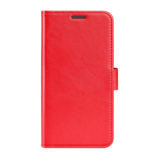 For Samsung Galaxy S24+ 5G R64 Texture Horizontal Flip Leather Phone Case(Red)