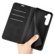 For Samsung Galaxy S24+ 5G Retro-skin Magnetic Suction Leather Phone Case(Black)