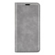For Samsung Galaxy S24+ 5G Retro-skin Magnetic Suction Leather Phone Case(Grey)