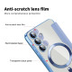 For Samsung Galaxy S24+ 5G Shield MagSafe RFID Anti-theft Rhombus Leather Phone Case(Blue)