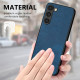 For Samsung Galaxy S23+ 5G Vintage Leather PC Back Cover Phone Case(Blue)