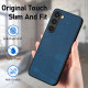 For Samsung Galaxy S23+ 5G Vintage Leather PC Back Cover Phone Case(Blue)