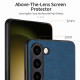 For Samsung Galaxy S23+ 5G Vintage Leather PC Back Cover Phone Case(Blue)