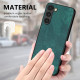 For Samsung Galaxy S23+ 5G Vintage Leather PC Back Cover Phone Case(Green)