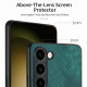For Samsung Galaxy S23+ 5G Vintage Leather PC Back Cover Phone Case(Green)