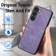 For Samsung Galaxy S23+ 5G Vintage Leather PC Back Cover Phone Case(Purple)