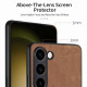 For Samsung Galaxy S23+ 5G Vintage Leather PC Back Cover Phone Case(Brown)