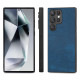 For Samsung Galaxy S24+ 5G Vintage Leather PC Back Cover Phone Case(Blue)