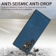 For Samsung Galaxy S24+ 5G Vintage Leather PC Back Cover Phone Case(Blue)