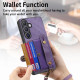 For Samsung Galaxy S24+ 5G Retro Cross Wristband Wallet Leather Back Phone Case(Purple)