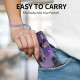 For Samsung Galaxy S24+ 5G Retro Cross Wristband Wallet Leather Back Phone Case(Purple)
