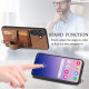 For Samsung Galaxy S24+ 5G Retro Cross Wristband Wallet Leather Back Phone Case(Brown)