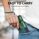 For Samsung Galaxy S24+ 5G Retro Cross Wristband Wallet Leather Back Phone Case(Green)