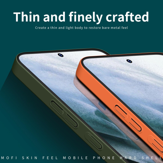 For Samsung Galaxy S24+ 5G MOFI Qin Series Skin Feel All-inclusive PC Phone Case(Orange)