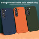 For Samsung Galaxy S24+ 5G MOFI Qin Series Skin Feel All-inclusive PC Phone Case(Orange)