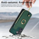 For Samsung Galaxy S24+ 5G Cross Leather Ring Vertical Zipper Wallet Back Phone Case(Green)