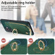 For Samsung Galaxy S24+ 5G Cross Leather Ring Vertical Zipper Wallet Back Phone Case(Green)