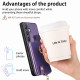 For Samsung Galaxy S24+ 5G Cross Leather Ring Vertical Zipper Wallet Back Phone Case(Purple)