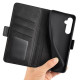 For Samsung Galaxy S24+ 5G Dual-side Magnetic Buckle Horizontal Flip Leather Phone Case(Black)