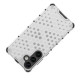 For Samsung Galaxy S24+ 5G Shockproof Honeycomb Phone Case(Blue)