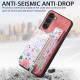 For Samsung Galaxy S24+ 5G Retro Painted Zipper Wallet Back Phone Case(Pink)