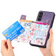For Samsung Galaxy S24+ 5G Retro Painted Zipper Wallet Back Phone Case(Purple)