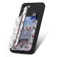 For Samsung Galaxy S24+ 5G Retro Painted Zipper Wallet Back Phone Case(Black)