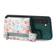 For Samsung Galaxy S24+ 5G Retro Painted Zipper Wallet Back Phone Case(Green)
