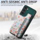For Samsung Galaxy S24+ 5G Retro Painted Zipper Wallet Back Phone Case(Green)