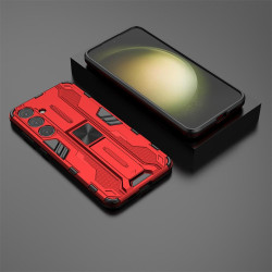For Samsung Galaxy S24+ 5G Supersonic Armor PC Hybrid TPU Phone Case(Red)