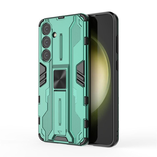 For Samsung Galaxy S24+ 5G Supersonic Armor PC Hybrid TPU Phone Case(Green)