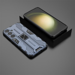 For Samsung Galaxy S24+ 5G Supersonic Armor PC Hybrid TPU Phone Case(Blue)