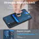 For Samsung Galaxy S24+ 5G Retro Splitable Magnetic Card Bag Leather Phone Case(Blue)