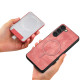 For Samsung Galaxy S24+ 5G Retro Splitable Magnetic Card Bag Leather Phone Case(Pink)