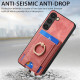 For Samsung Galaxy S24+ 5G Retro Splitable Magnetic Card Bag Leather Phone Case(Pink)