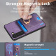 For Samsung Galaxy S24+ 5G Retro Splitable Magnetic Card Bag Leather Phone Case(Purple)