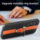 For Samsung Galaxy S24+ 5G Magnetic Litchi Leather Back Phone Case with Holder(Green)