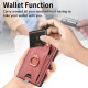 For Samsung Galaxy S24+ 5G Retro Skin-feel Ring Card Bag Phone Case with Hang Loop(Pink)