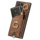 For Samsung Galaxy S24+ 5G Retro Skin-feel Ring Card Bag Phone Case with Hang Loop(Brown)