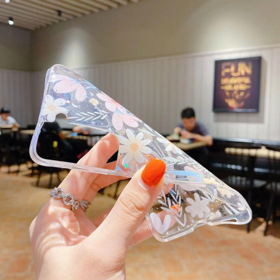 For Samsung Galaxy S24+ 5G Fresh Small Floral Epoxy TPU Phone Case(D06 Love of Butterfly)