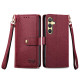 For Samsung Galaxy S24+ 5G Love Zipper Lanyard Leather Phone Case(Red)
