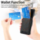 For Samsung Galaxy S24+ 5G Denim Texture Leather Skin Phone Case with Card Slot(Black)
