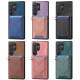 For Samsung Galaxy S24+ 5G Denim Texture Leather Skin Phone Case with Card Slot(Black)