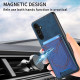 For Samsung Galaxy S24+ 5G Denim Texture Leather Skin Phone Case with Card Slot(Blue)