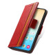 For Samsung Galaxy S24+ 5G CaseNeo Splicing Dual Magnetic Buckle Leather Phone Case(Red)