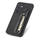 For Samsung Galaxy S24+ 5G Carbon Fiber Horizontal Flip Zipper Wallet Phone Case(Black)