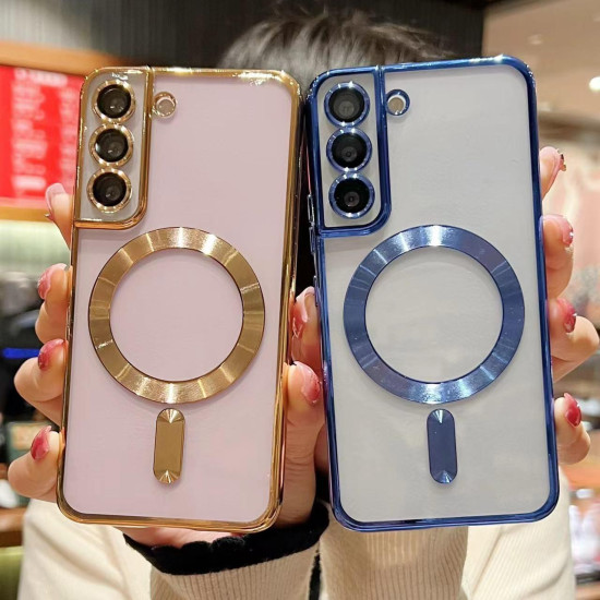 For Samsung Galaxy S24+ 5G MagSafe Electroplating TPU Phone Case(Purple)